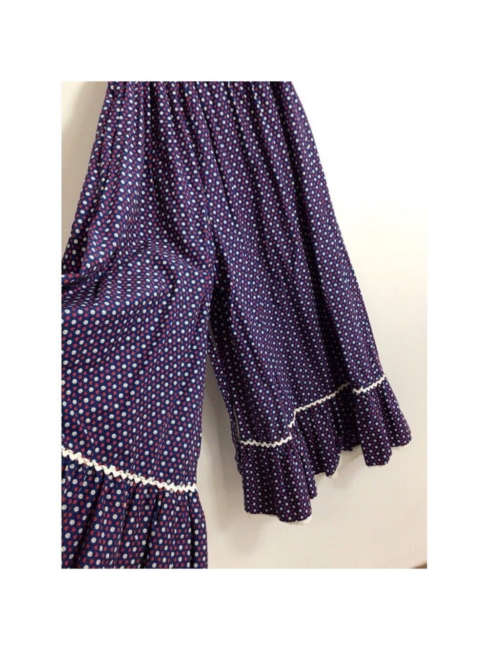 Vintage Floral Hippie Bloomer Pants Wide Leg Authentic Womens XS Bloomers